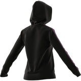adidas Essentials 3-Stripe Full-Zip Hoodie - Womens Casual