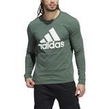 adidas Badge of Sport Longsleeve Tee - Mens Multi-Sport