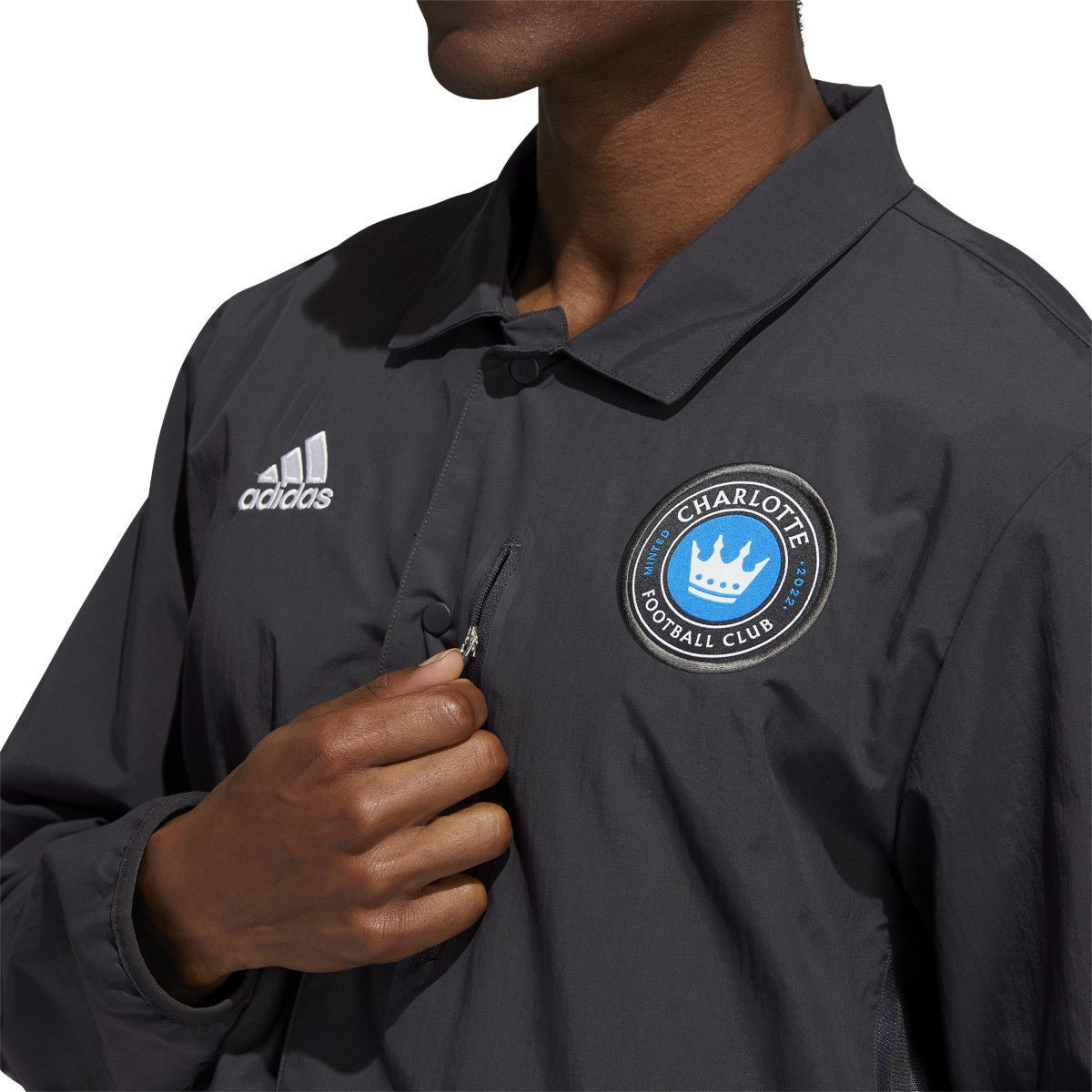 adidas MLS Anthem Jacket 2022 - Charlotte FC