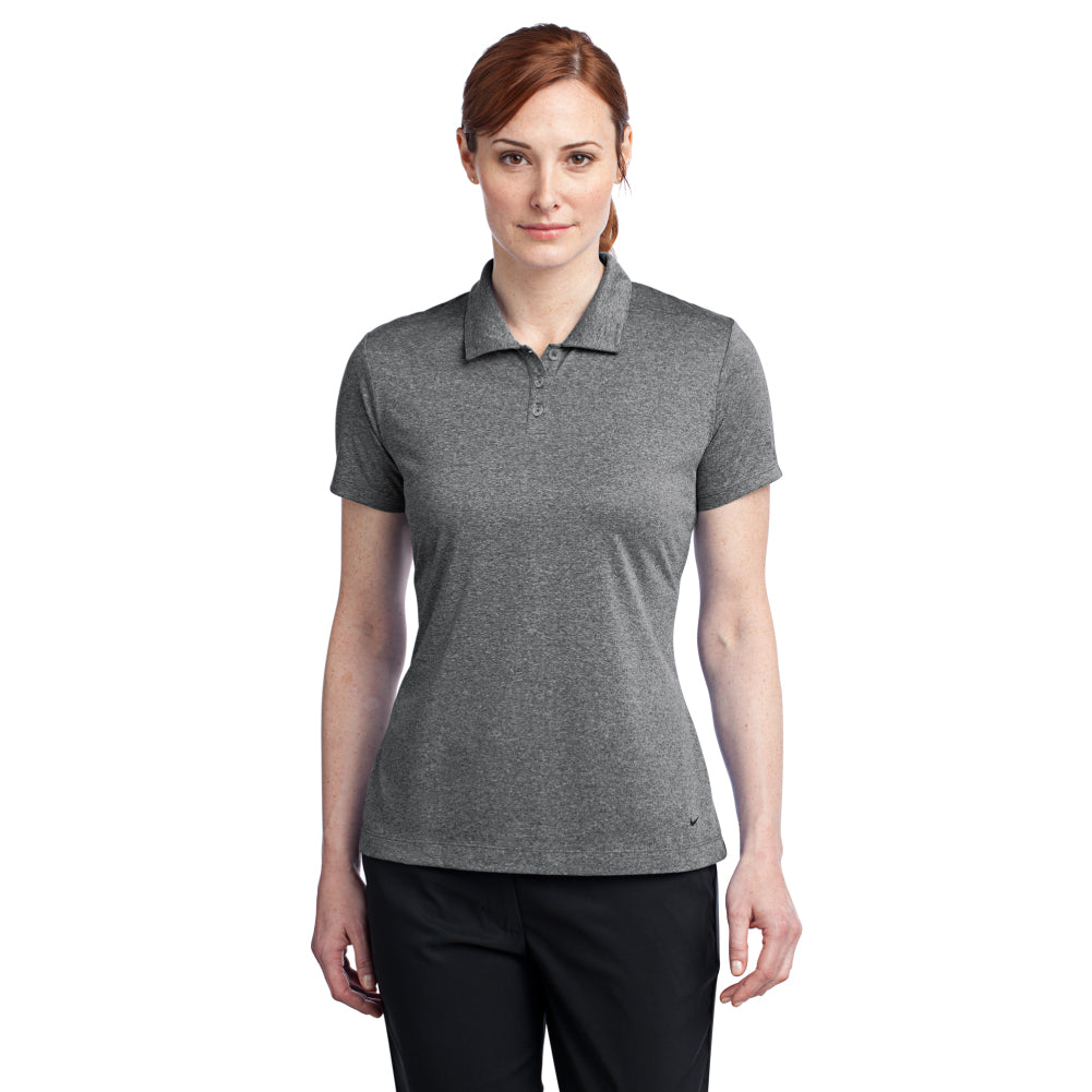 Nike Womens Dri-FIT Heather Golf Polo