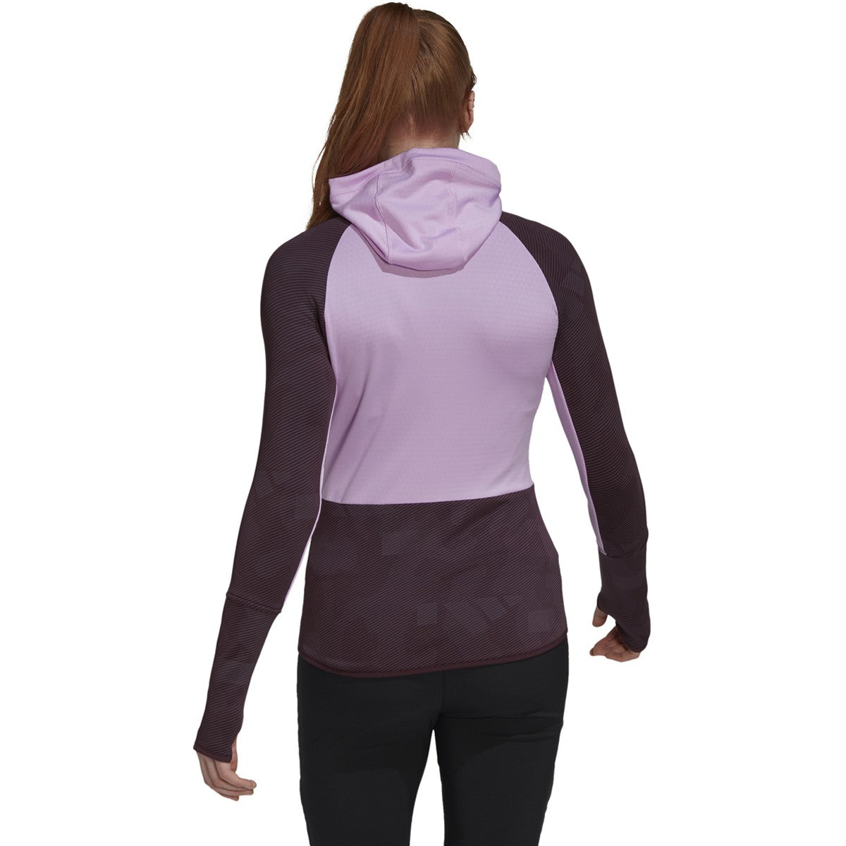 adidas Terrex Tech Flooce Womens Hooded Fleece Hiking Jacket