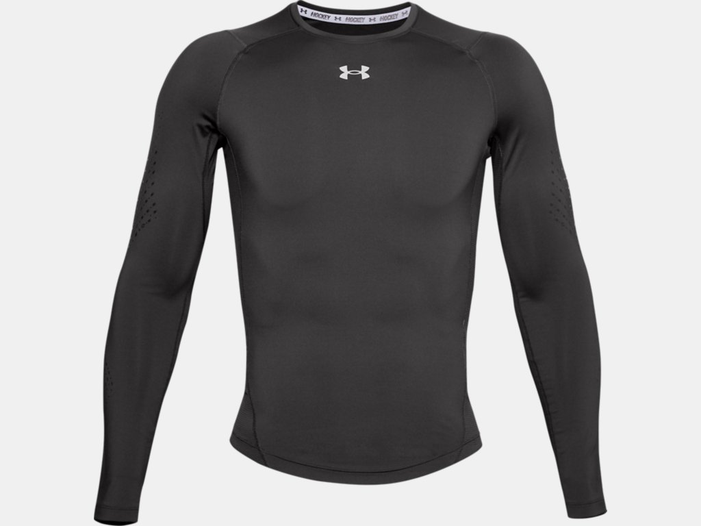 Under Armour Mens Fitted Grippy Long Sleeve Top