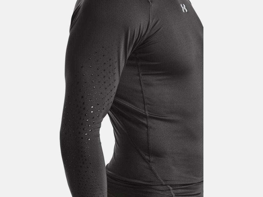 Under Armour Mens Fitted Grippy Long Sleeve Top