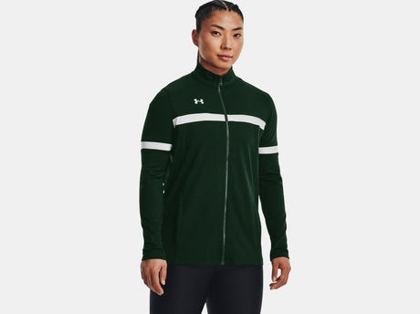 Under Armour Team Knit Womens Warm Up Full Zip Jacket