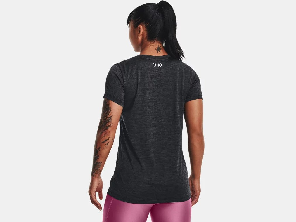 Under Armour Tech Twist Script Wordmark Womens Short Sleeve T-Shirt