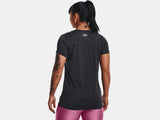 Under Armour Tech Twist Script Wordmark Womens Short Sleeve T-Shirt