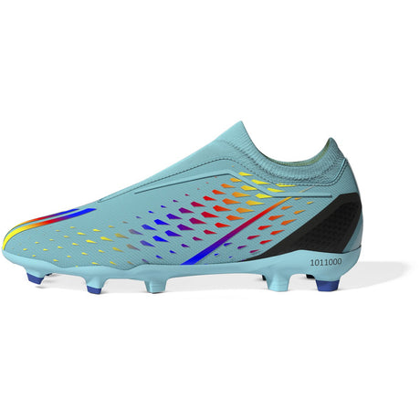 adidas X Speedportal.3 Laceless Kids Firm Ground Soccer Cleats in Aqua
