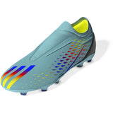 adidas X Speedportal.3 Laceless Kids Firm Ground Soccer Cleats in Aqua
